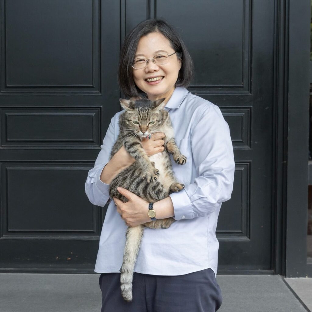 蔡英文還有另一個稱號,叫做「喵英」。(圖/tsai_ingwen IG)