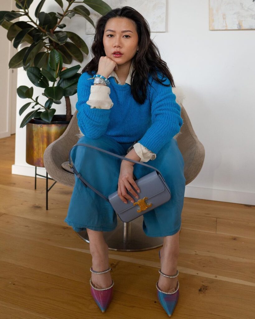 在 Instagram 和 TikTok 上擁有數十萬追隨者的 Andrea Cheong ,目前擔任《Who What Wear》永續時尚的作者(圖/andreacheong_ IG)