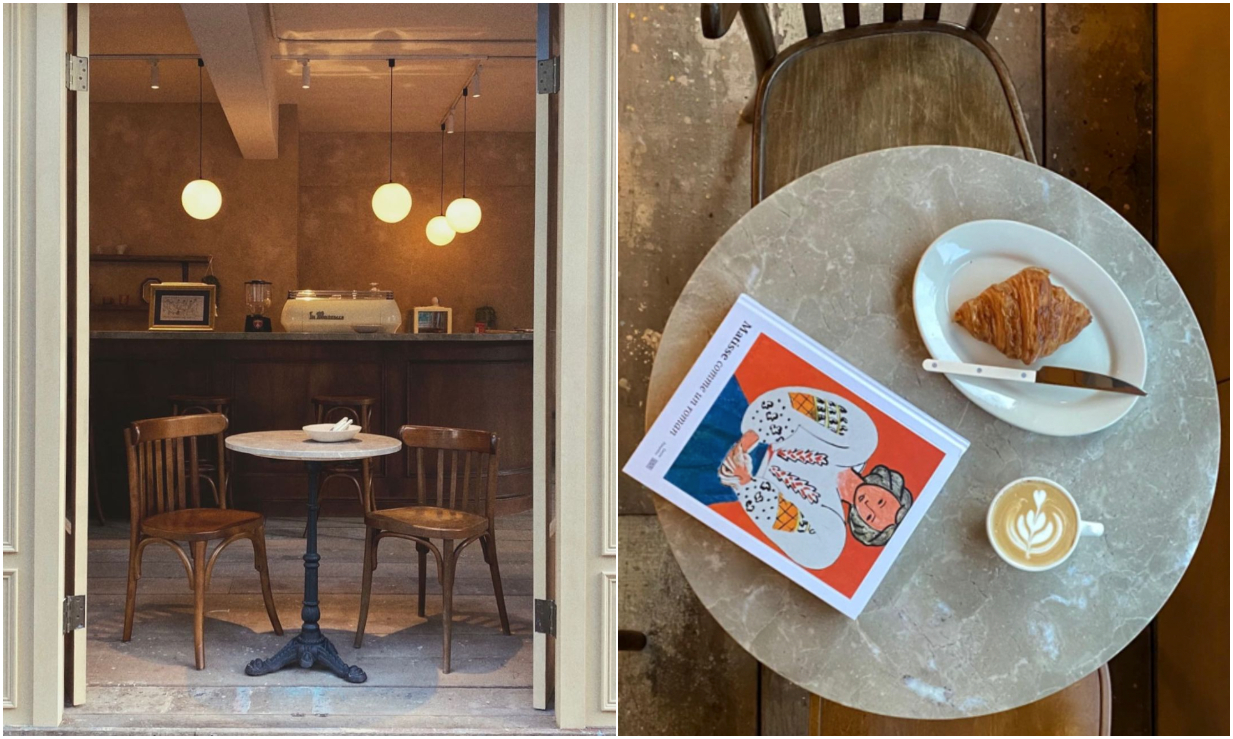因為想念巴黎,店主開了一間法式咖啡廳(圖:IG@lecinq_cafe)