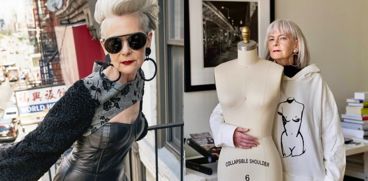 70歲大學教授 Lyn Slater 變身時尚網紅。（圖／IG@iconaccidental）