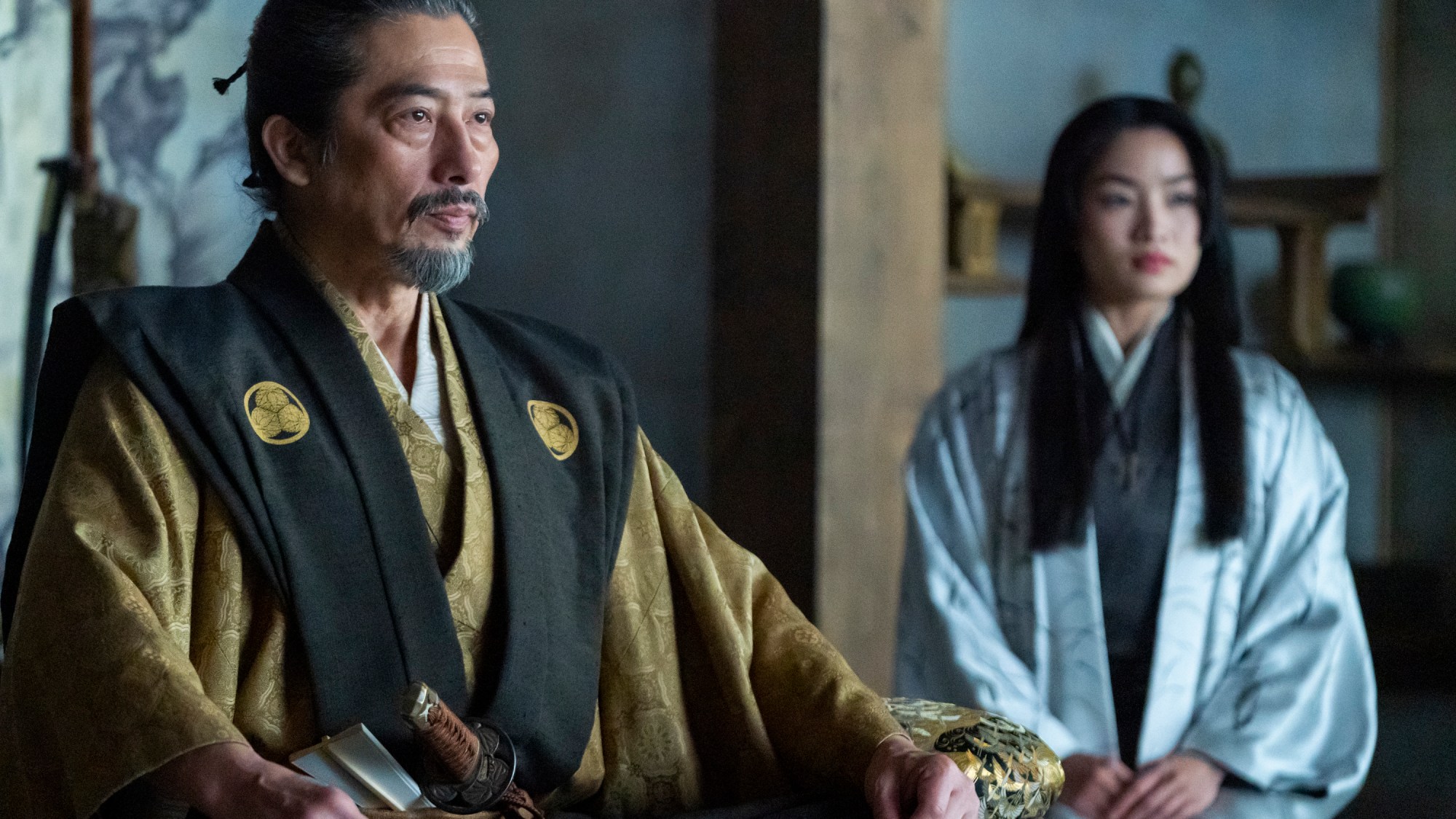 《幕府將軍》真田廣之、澤井杏奈分別拿下艾美獎視帝視后。(圖/Disney+)