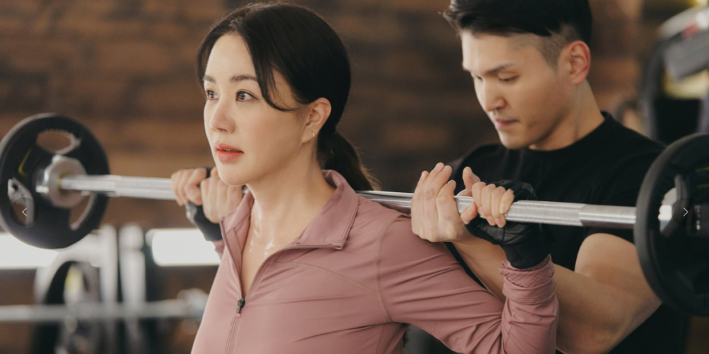 近年來,女性的健身比例越來越高。(圖/《我們的藍調時光》劇照)