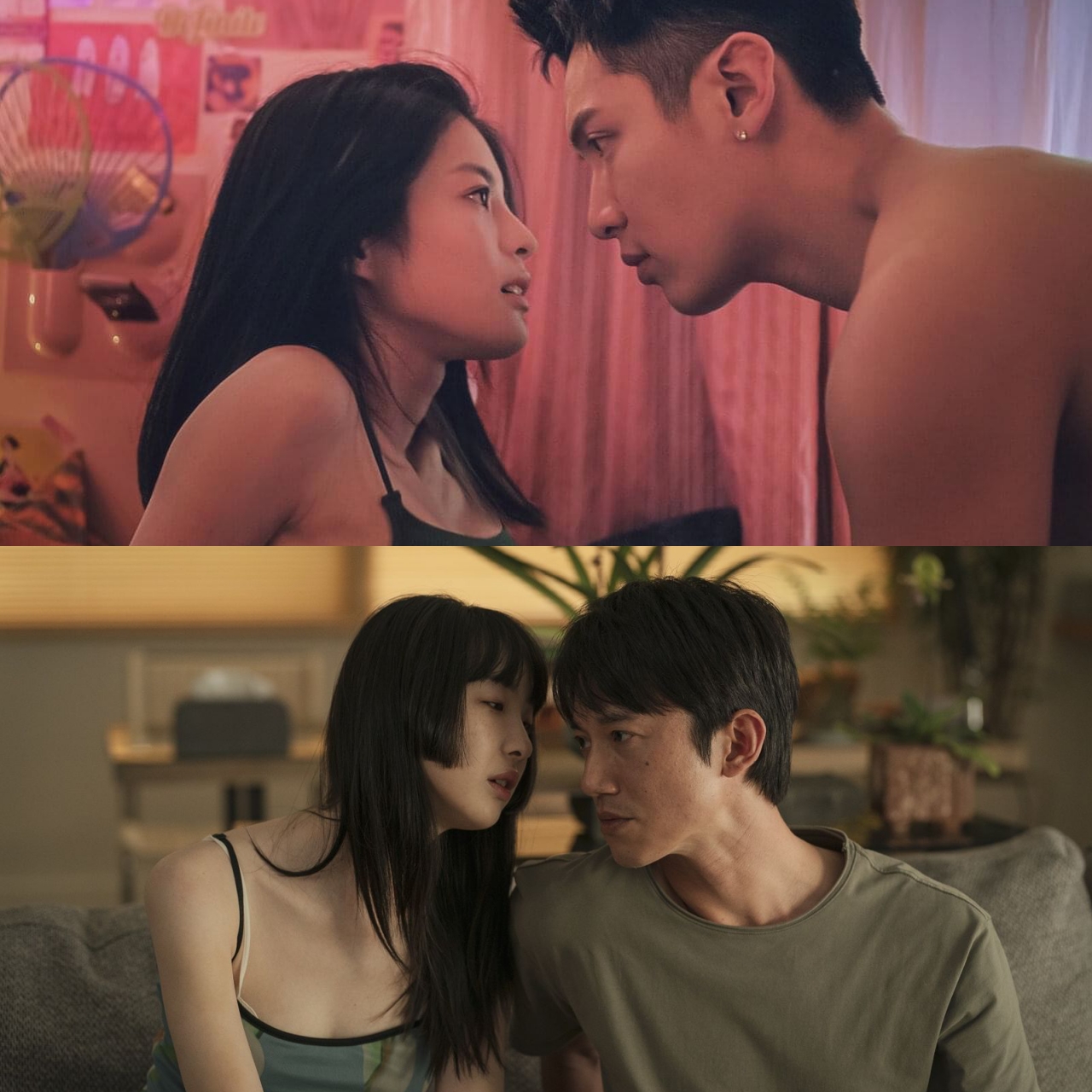 《愛愛內含光》、《破浪男女》劇照。(圖/Netflix,IMDb)