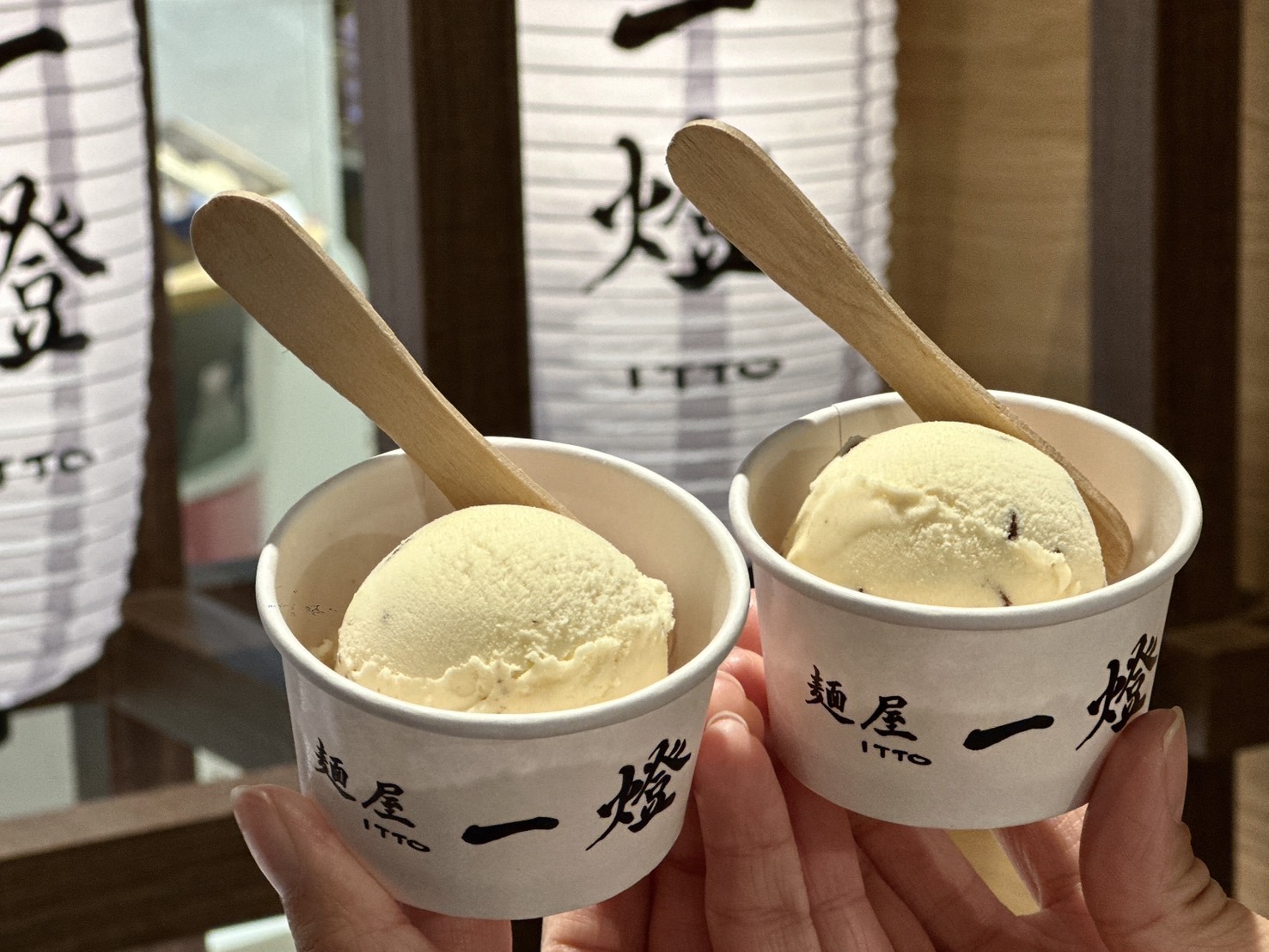 餐後會提供一小球冰淇淋作為甜點(圖:Alice.P 拍攝)