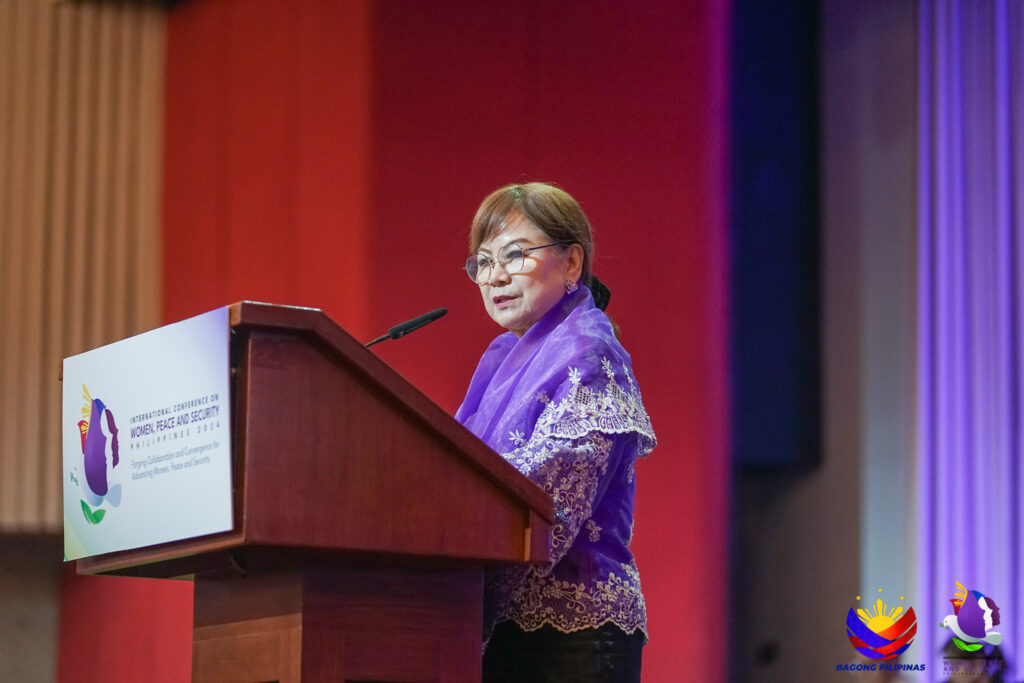 與會者呼籲全球各政府,提升女性在和平程序的參與(圖/ ICWPS 臉書)