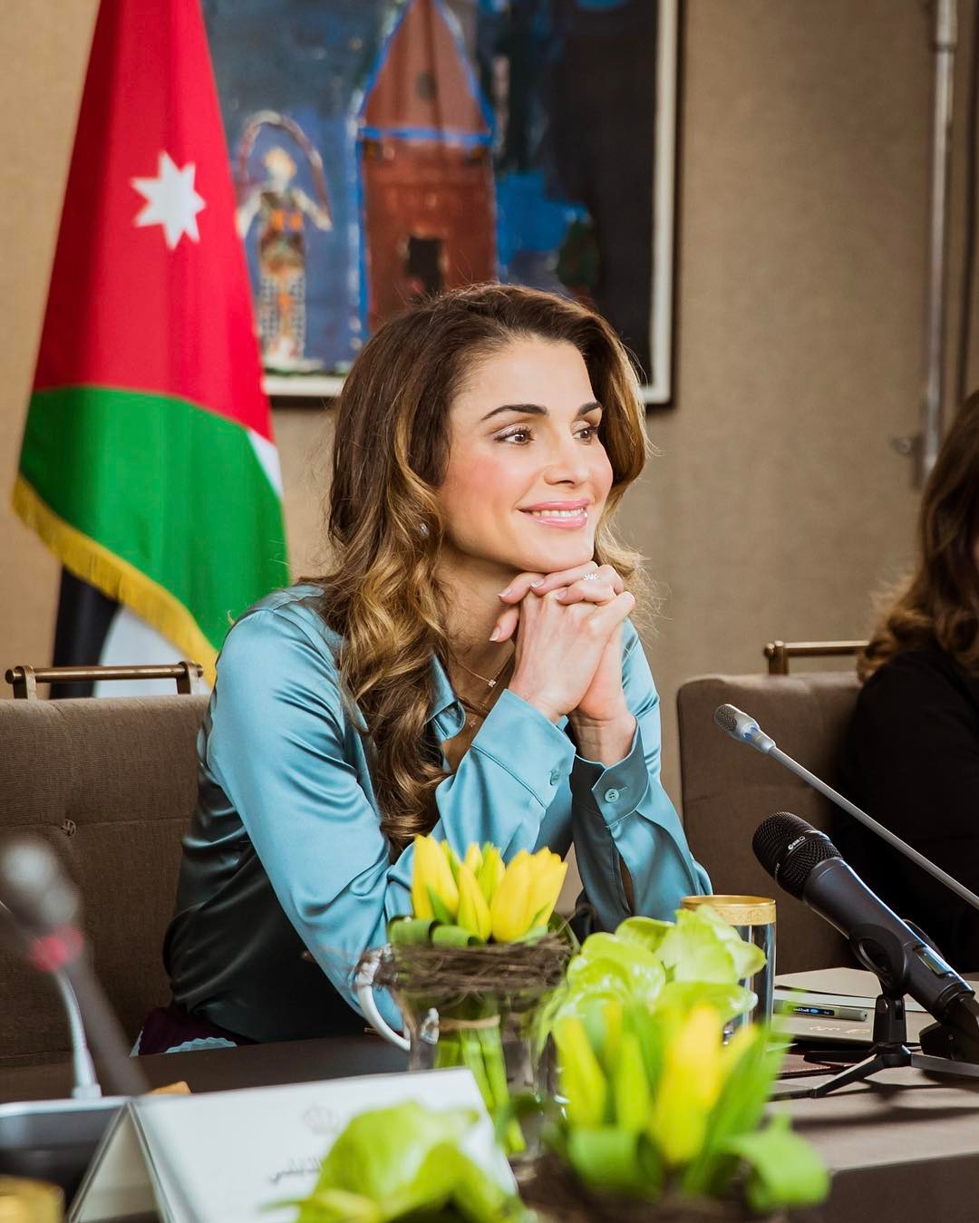 約旦王后拉尼婭。(圖/Instagram@queenrania)