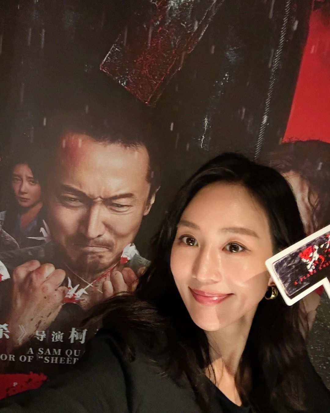 演員張鈞甯日前參與電影《默殺:無聲之地》的宣傳會。(圖:IG@ningchang0904)