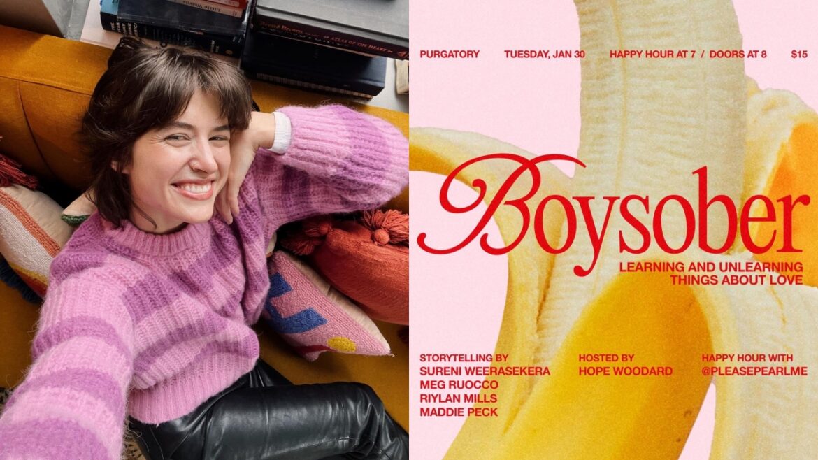 歐美 Z 世代女生近期掀起 Boysober 風潮。（圖／Instagram@justhopinalong）