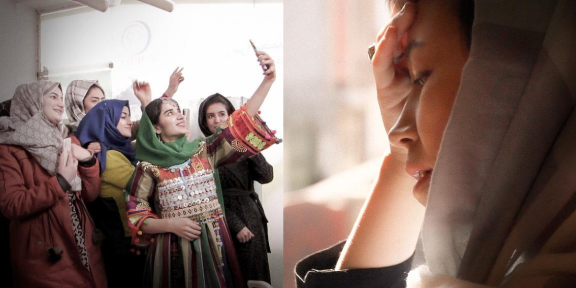 珍妮佛・勞倫斯攜手諾貝爾和平獎得主為阿富汗女性發聲。（圖：紀錄片《麵包與玫瑰》劇照）