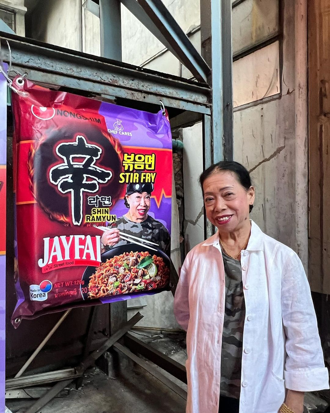 南韓人氣「辛拉麵」聯手 Jay FAi 推出 2 款口味(圖:IG@jayfaibangkok)