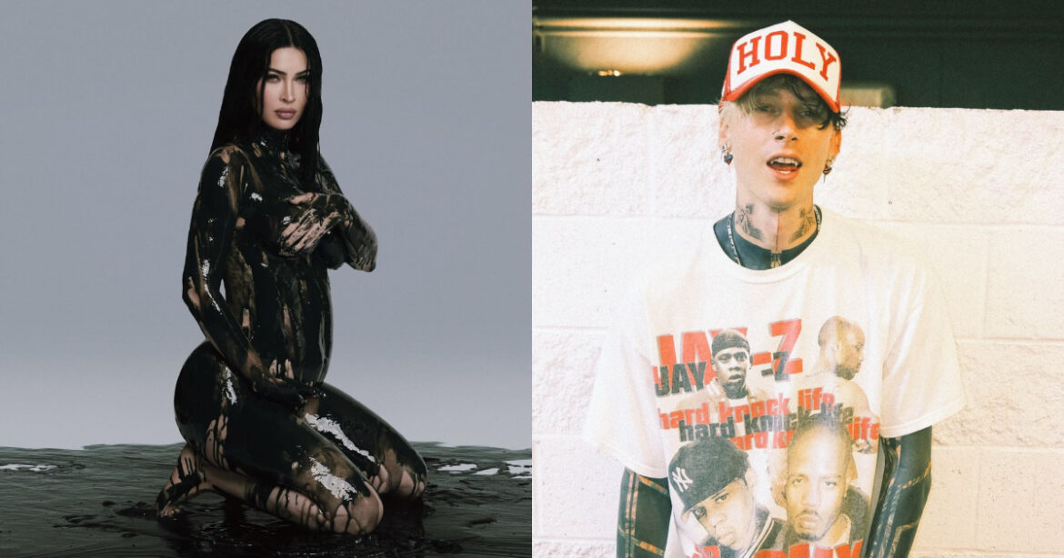 Megan Fox 在社群媒體上宣布懷孕！並放上自己的「孕照」（圖/ Megan Fox IG、Machine Gun Kelly IG）