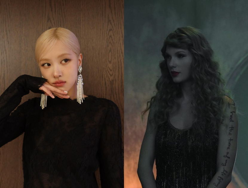 妳是否也被兩人之間的姊妹情誼感動到了呢?(圖/ Rosé IG 、泰勒絲 IG )