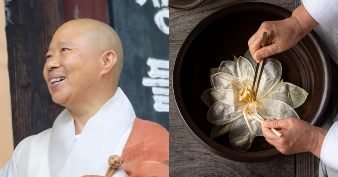 全球百位女廚｜南韓靜觀師太以「寺廟齋食」締造亞洲烹飪指標，還登上 Netflix《主廚的餐桌》（圖：截自YT@韓國觀光公社、IG@jeongkwanseunim）