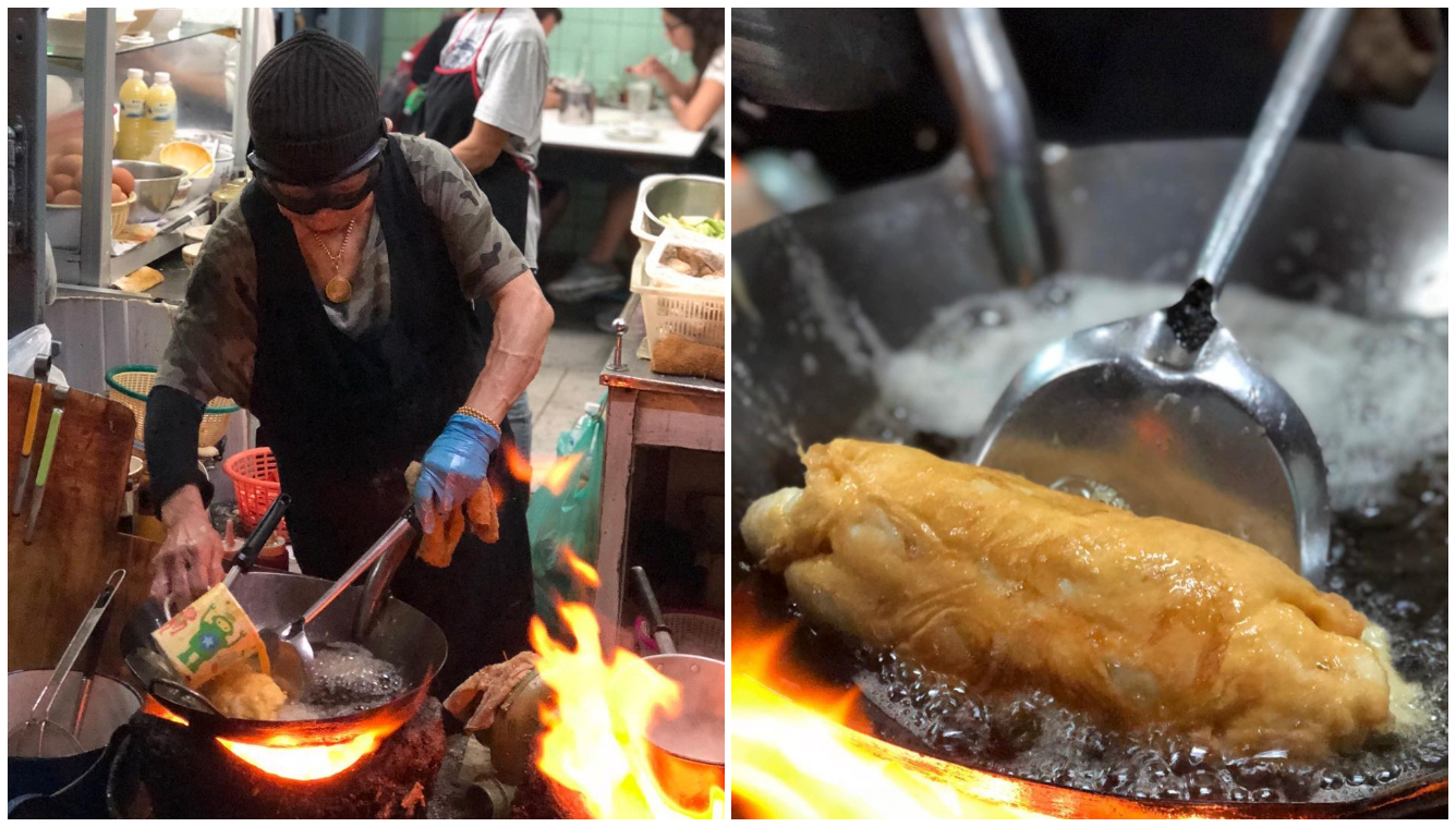 「痣姐熱炒」與新加坡「大華豬肉麵」、香港「了凡油雞飯麵」都是全球少見的街頭星級美食(圖:IG@jayfaibangkok)