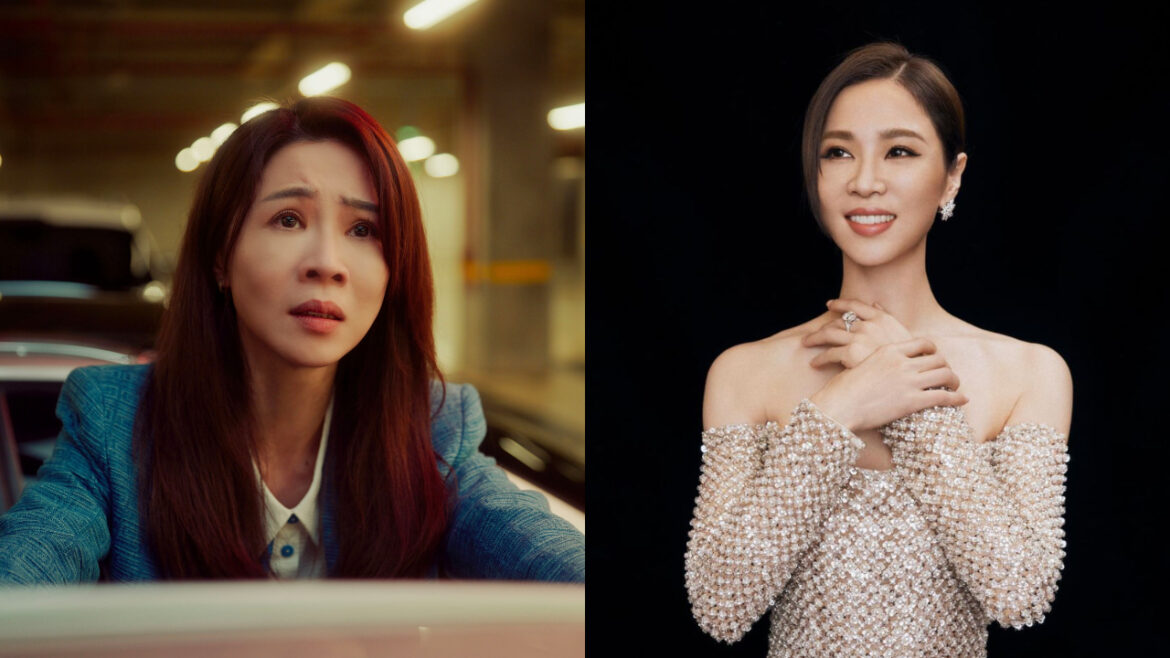 謝盈萱近期在《影后》出演薛亞之一角。（圖／Facebook @Netflix，《影后》劇照、Instagram ＠yx_hsieh）