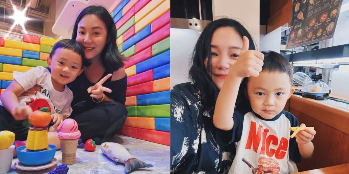 歐陽靖時常在社群媒體上分享與兒子新醬的生活點滴。（圖：IG@imginoy ）