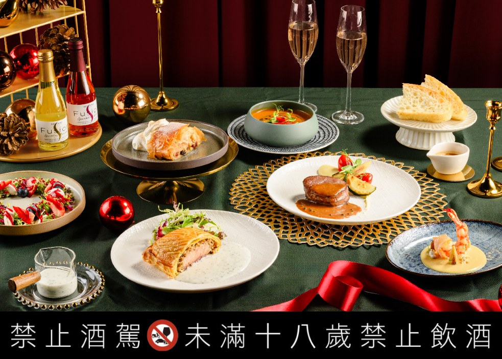 台大校園內的人氣餐廳「MD 創作料理」推出聖誕套餐(圖:安永集團)