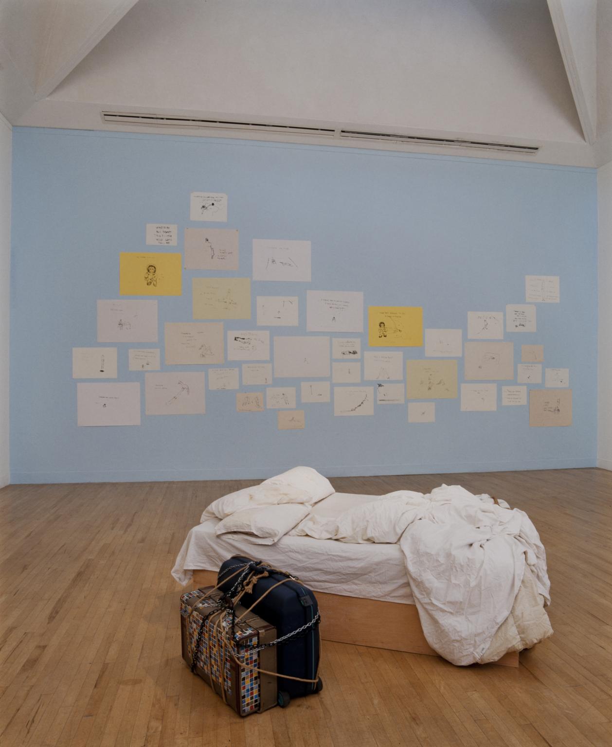 《我的床》於泰特美術館於旗下泰特不列顛(Tate Britain)展出(圖:TATE 官網)