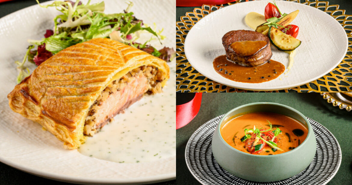 5 米高耶誕樹下享受浪漫聖誕餐！台北私房餐廳獻上精緻牛排、果香熱紅酒創造幸福氛圍（圖：FB@MD創作料理）