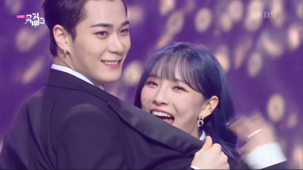 文彬和秀雅曾合作《Candy in My Ear》(圖/ KBS YouTube)