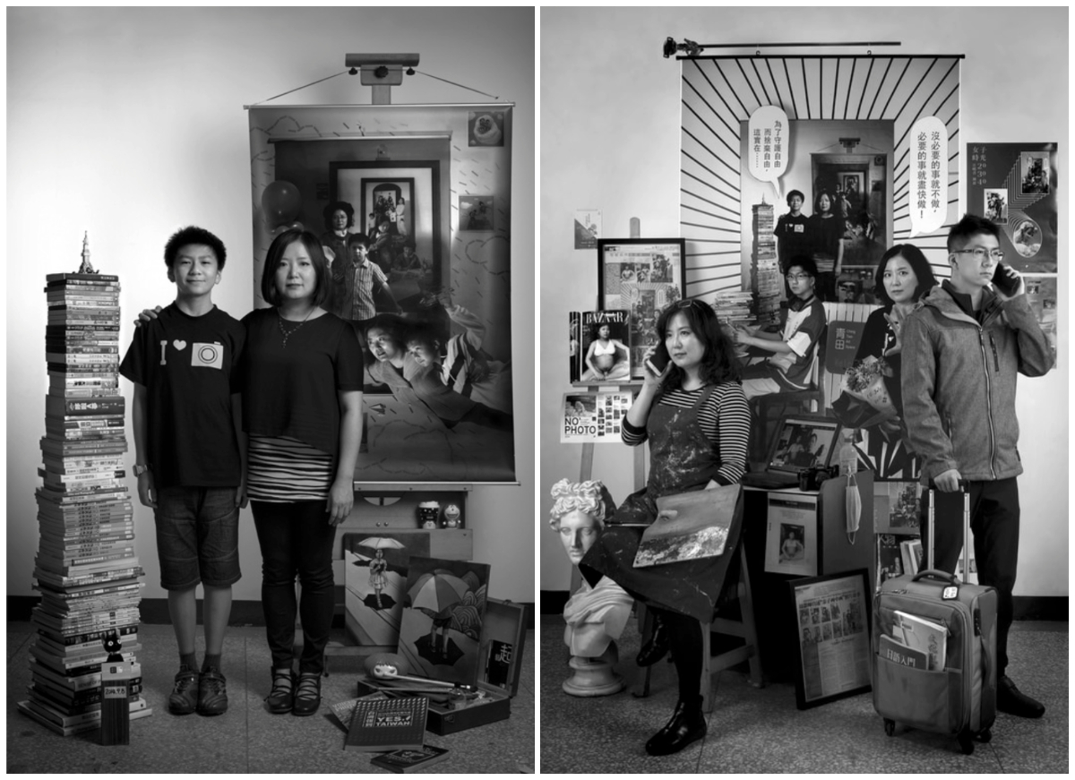 隨著影像作品逐步發展,我們能看到母子二人的成長軌跡(圖:汪曉晴個人網站)