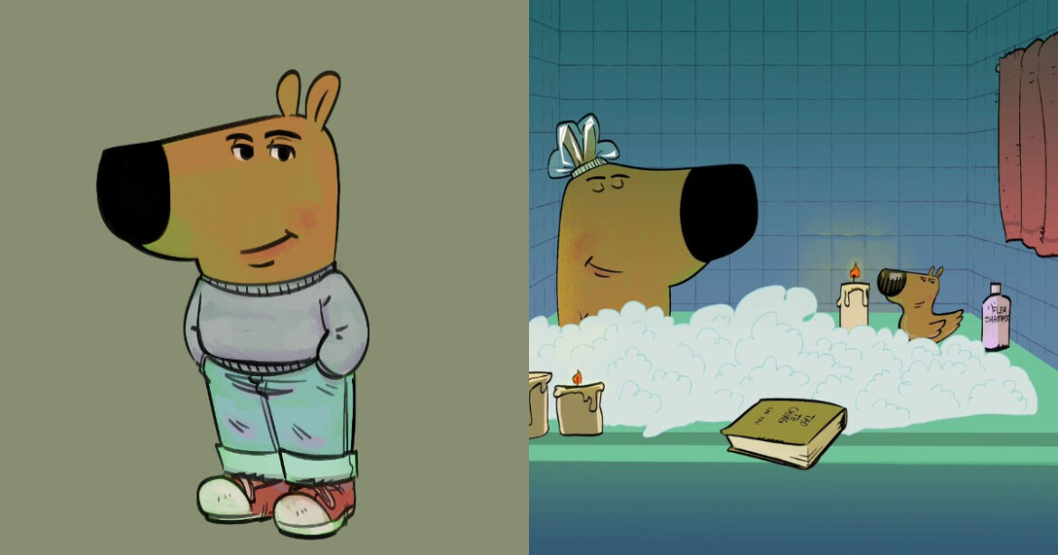 Chill Guy 這隻迷因小狗的誕生，來自於美國插畫家 Phillip Banks 的創作（圖/ Phillip Banks）