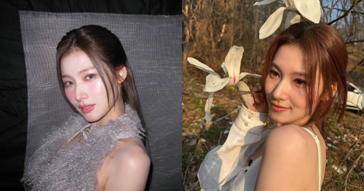 在打歌舞台上， TWICE 成員 Sana 的服裝太過暴露，導致下半身幾乎只剩安全褲（圖 / Sana IG）