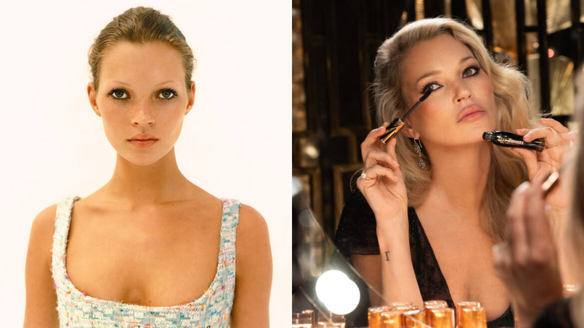 凱特・摩絲出道於超級名模時期。（圖／Instagram@katemossagency ）