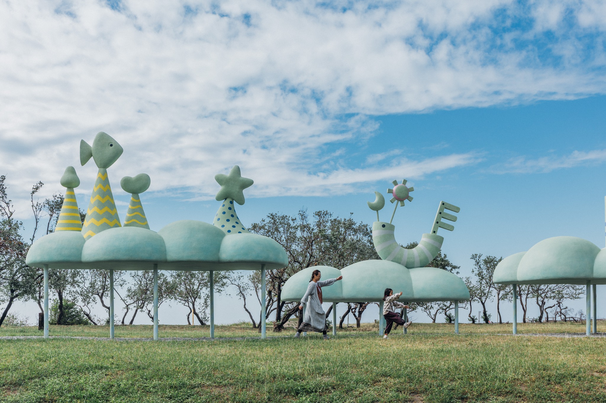藝術結合永續!屏東「雲光島」登場(圖:FB@大鵬灣國家風景區管理處)