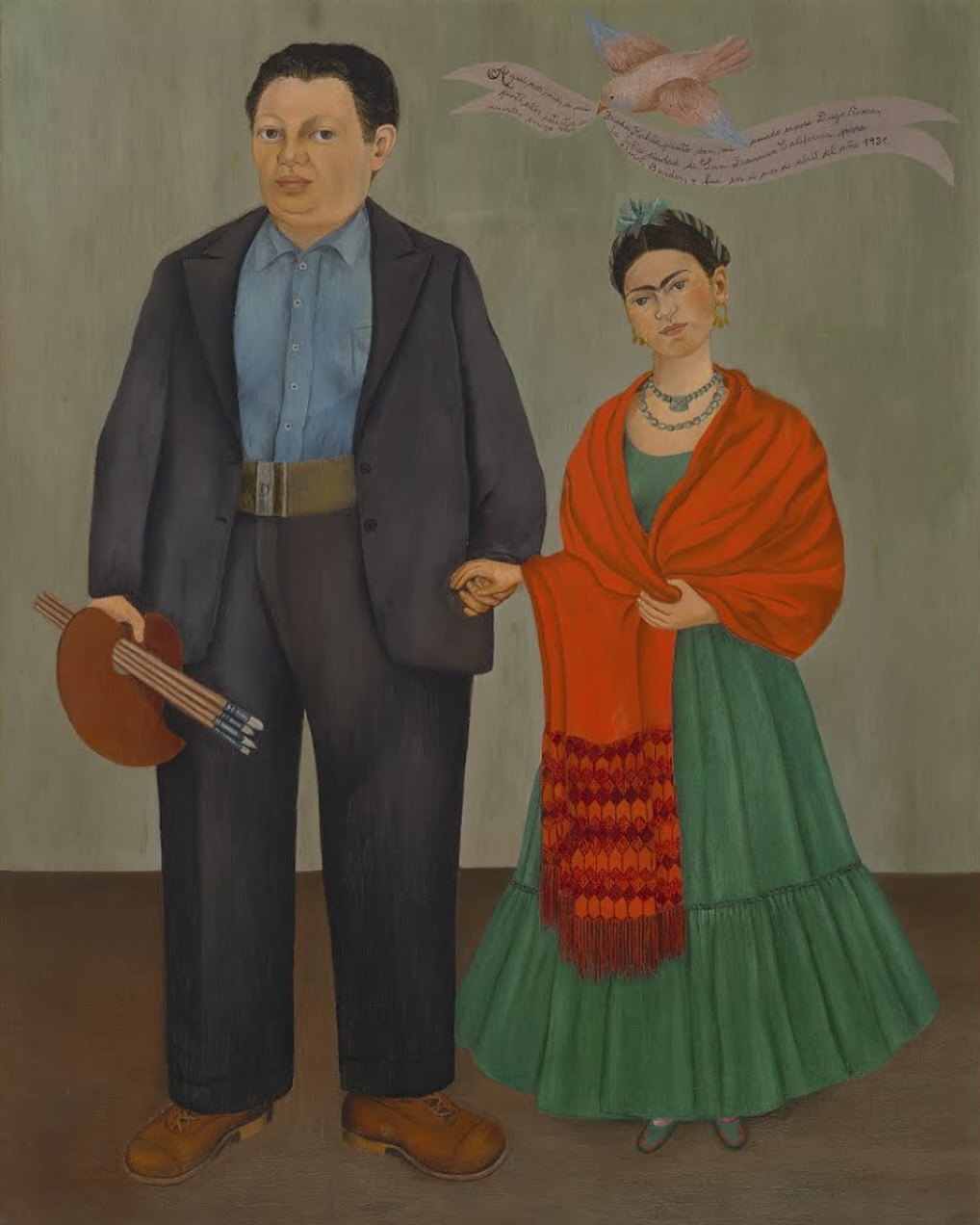 兩人曾在 1939 年離婚,但短短一年後又復婚(圖:IG@fridakahlo)