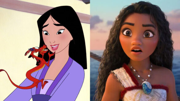 《花木蘭》、《海洋奇緣》劇照。（圖／Disney）