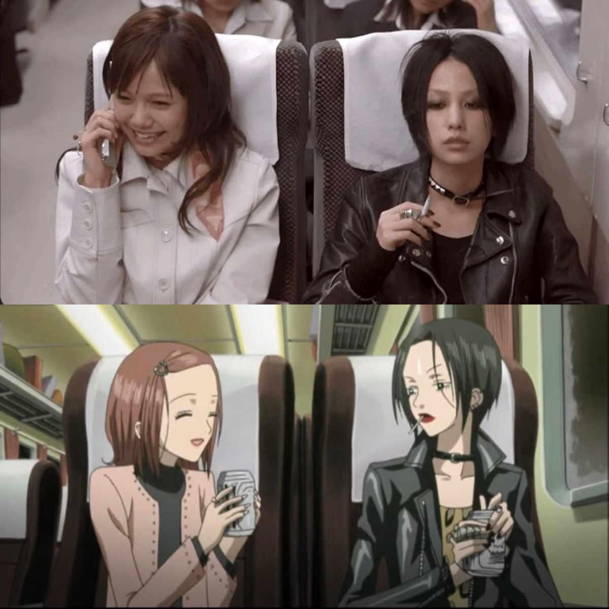 《NANA》電影、動漫劇照。(圖/豆瓣)