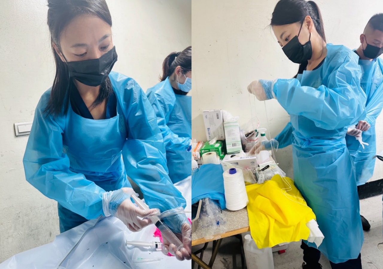 專訪遺體修復工作者靜靜的一天。(圖/靜靜 提供)