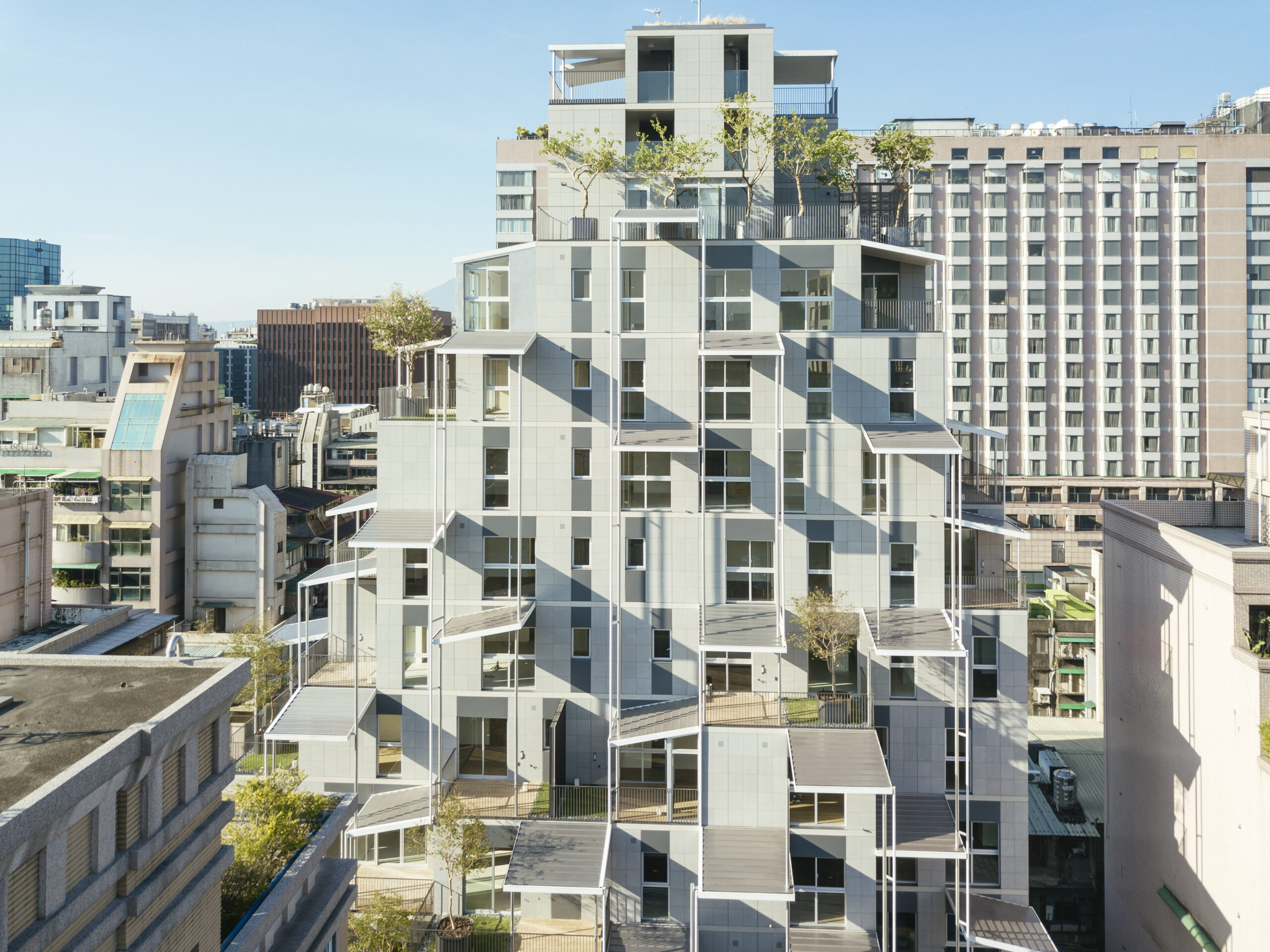 「富富話合」為台北中山區 12 層集合住宅(圖:忠泰美術館,©Dean Cheng)