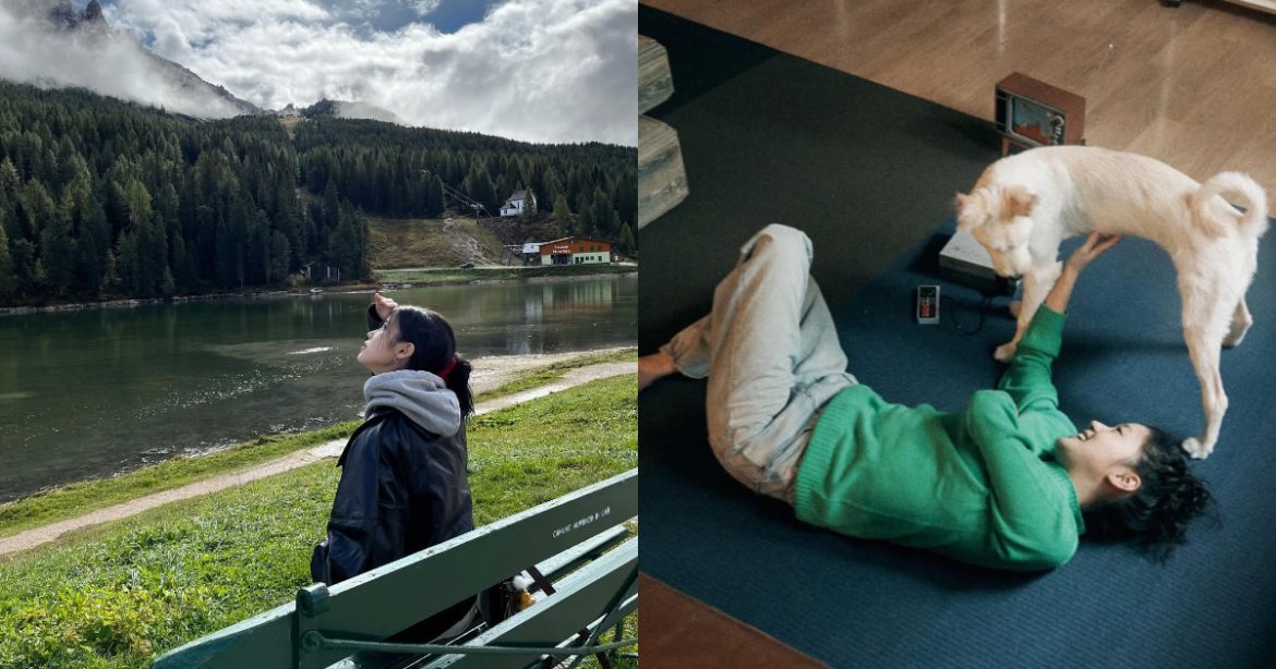 給自己一個擁抱！嘗試 7 個「放過自己」的日常練習後，我告別了內耗地獄（圖：IG@dlwlrma、ggonekim）