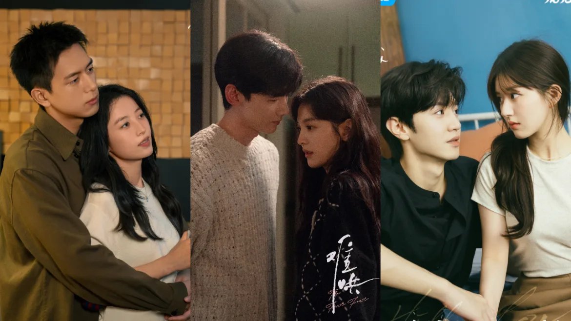 《春色寄情人》《難哄》《偷偷藏不住》劇照。（圖／微博）