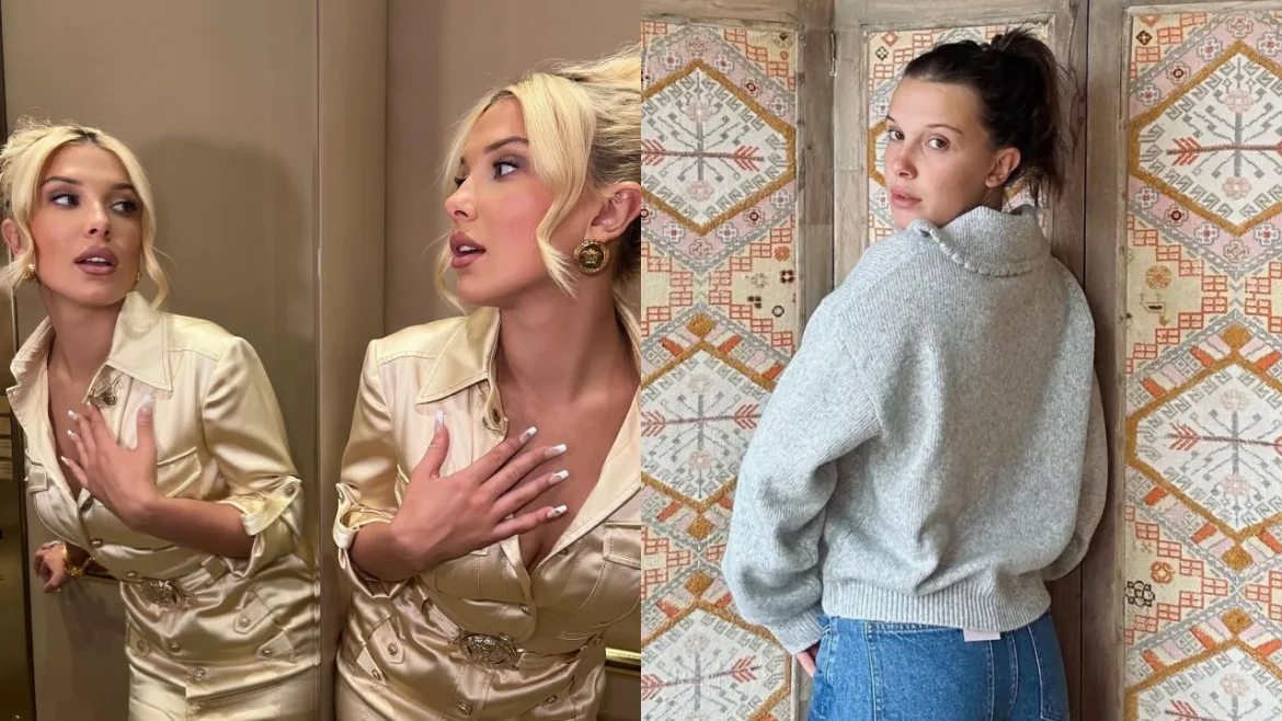 Millie Bobby Brown 反擊媒體對童星的容貌霸凌。（圖／Instagram@milliebobbybrown）